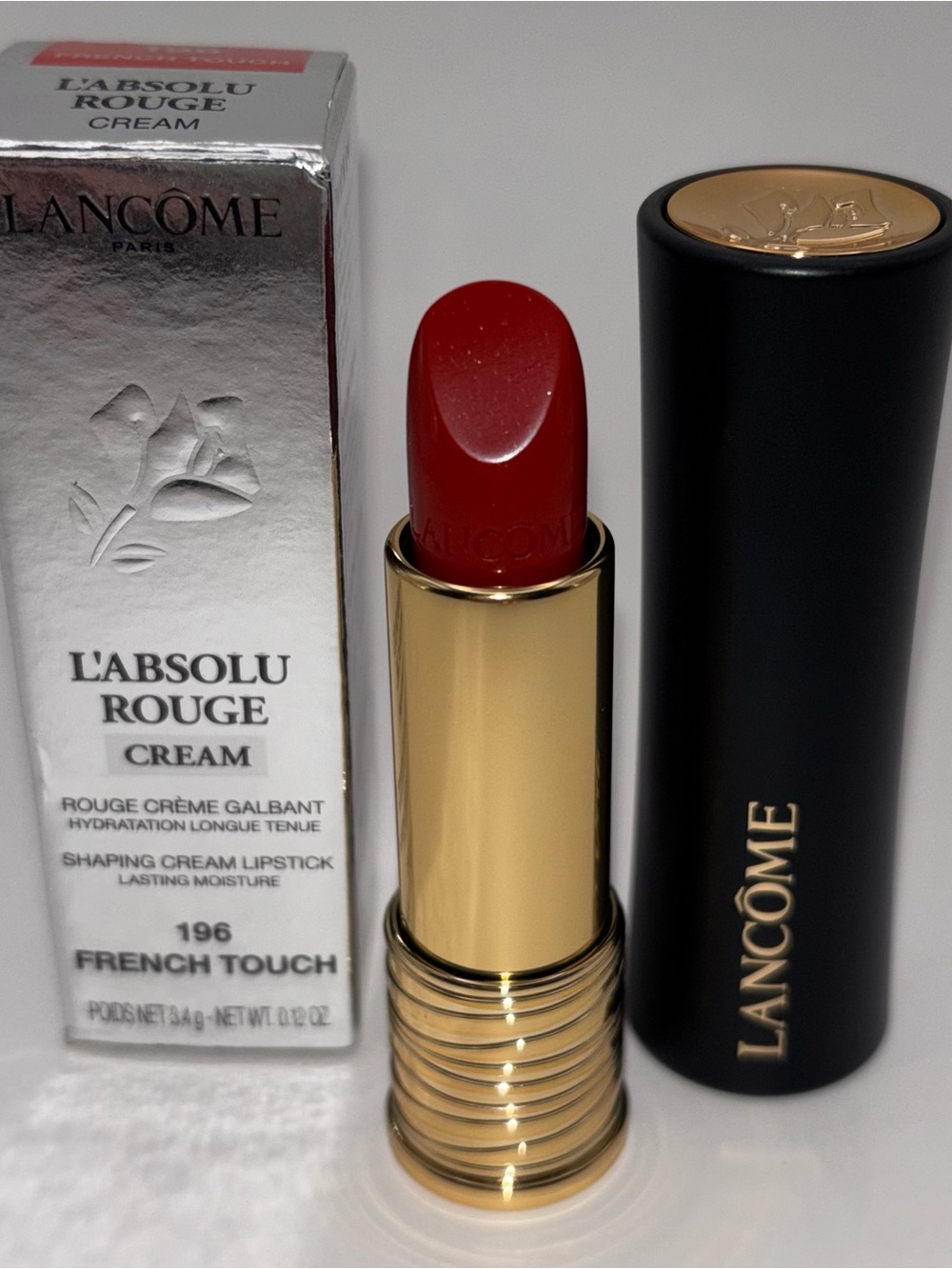Lancôme L’Absolu Rouge Cream Lipstick 196 French Touch NIB